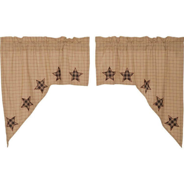Bingham Star Swag Applique Star Set of 2 36x36x16 - The Fox Decor